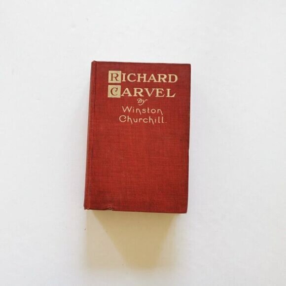 1912 Richard Carvel by Winston Churchill Hardcover Red Book Historical Novel - Picture 3 of 10